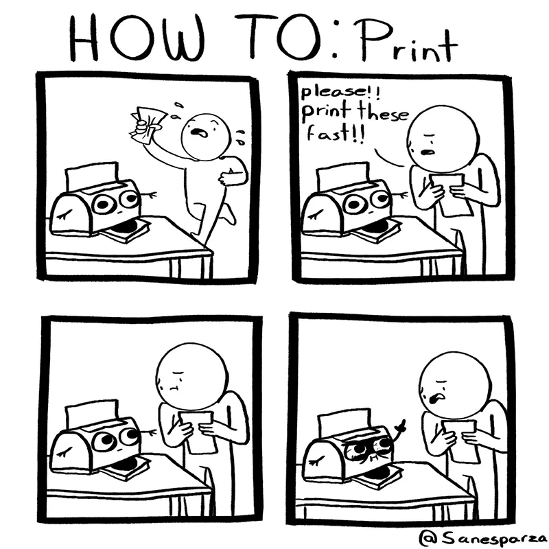 How to Print comic